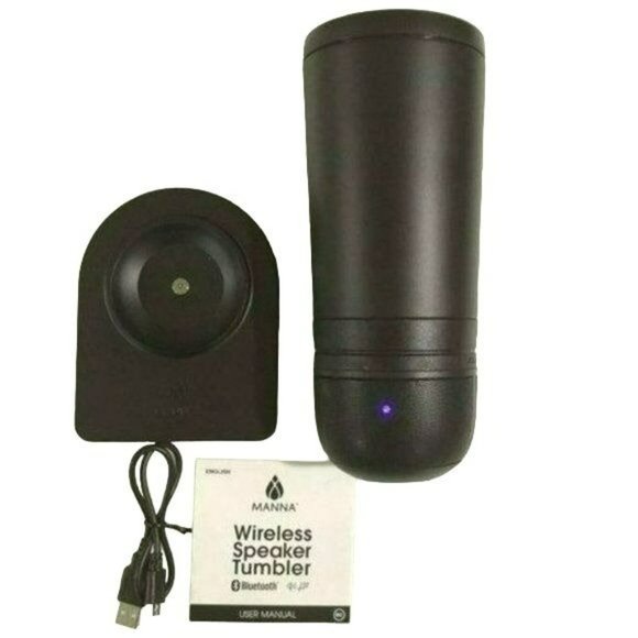 Manna Black‎ Wireless Speaker Tumbler 17oz  Bluetooth Music Speaker Tumbler - Picture 10 of 10